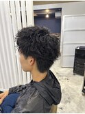 スパイキーピンパーマ