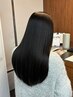 前髪カット＋顔まわり縮毛矯正＋髪質改善トリートメント