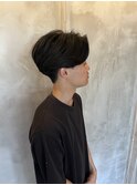 センターパート　ニュアンスパーマ　メンズパーマ