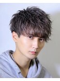 MEN’S HAIR/サーフカール/刈り上げセンターパート/刈谷駅