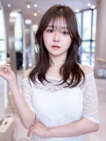 ケアリー 千葉ニュータウン中央(Carelly)&nbsp;デザインカラー/レイヤーカット/ウェットヘア/オリーブベージュ