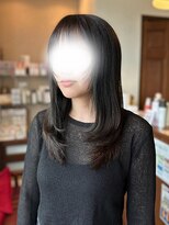 シェール(cher) レイヤーカット/ミディアム/髪質改善【cher西宮北口:MAYA】