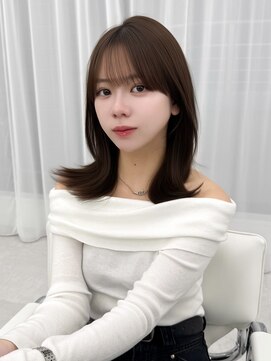 アマトウキョウスマートサロン(AMA TOKYO×Smart Salon) くびれレイヤー/顔まわりカット/レイヤーカット/小顔ヘア