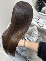 ベル サウス(BHEL south) 津市ロングレイヤーカットハッシュカット透明感カラー重めロング