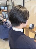 似合わせカット/ダークアッシュ/ショートボブ