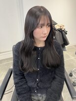 esu西梅田/髪質改善/韓国/ダブルカラー/イルミナカラー/顔周りカット【エス】&nbsp;ラベンダーグレージュ