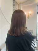 ナチュラル艶ストレートボブ