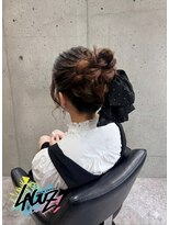 ラグズ 茅ヶ崎(LAGUZ) 【ヘアセット】大人可愛いゆるふわシニヨンアレンジ