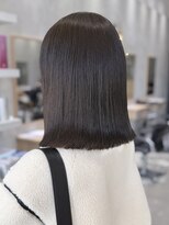 シベル(sibell)&nbsp;20代30代切りっぱなしボブタッセルボブ顔周りレイヤーオリーブ