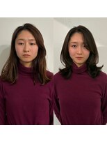 メロウ(me'lou)&nbsp;《me’lou》ミディアム×レイヤー20代30代40代50代