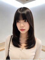 フィルムス 柏(FILMS)&nbsp;くびれレイヤー/オリーブベージュ/顔周り/シースルー/柏