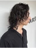メンズロングパーマ