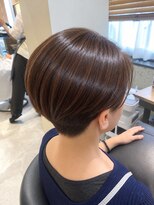 ヘアリゾート粋 トゥジュ 池袋東口店(tujuh) ハンサムショート/ライトブラウン/艶髪