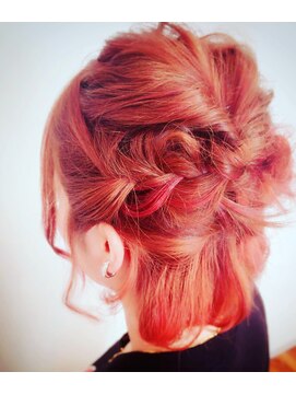 モイヘアーデザイン(moi hair design) ガーリーハーフアップ