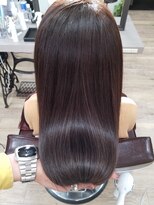 ルーミールーム(RoomieRoom)&nbsp;髪質改善/ツヤ髪ロング/ダークグレージュ夏カラー/20代30代髪型