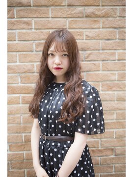 サロンドミルク 原宿(salon de MiLK) 【salon de MiLK 原宿】ピンクベージュ×ハニーヘア