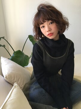 ロンド ルージュ 銀座店(Lond rouge) 【佐藤詩穂】ゆるくしゃボブの愛されヘアー