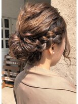 デコヘアー キートス(DECO HAIR kiitos)&nbsp;編み込みのお呼ばれアレンジ