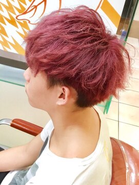 ヘアークリアー 草加 ワインレッドカラー♪