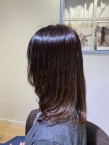 ユーネリー(U-NERY)&nbsp;セミロングパーマスタイル