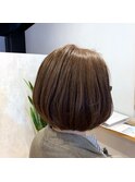 シンプルボブ・オークルベージュ