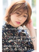 アドラーブル 万代店 (adorable)&nbsp;細めハイライト×ナチュラル×外ハネショート
