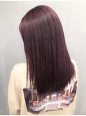 チェリーバイオレット×髪質改善ストレート  大澤 龍平