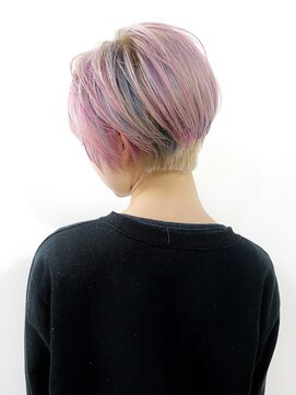 レーベル(LABEL) 【LABEL】ショートに叶えるユニコーンカラー