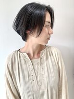 フォーク FOLK 【FOLK】小顔 厚めバング イメチェン 奥行き ショートボブ♪