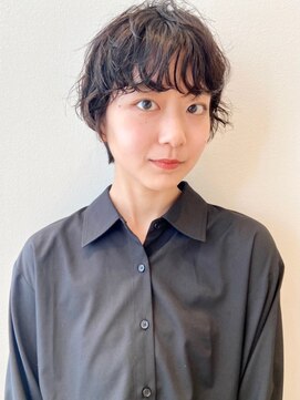 ケーツー あべのキューズモ－ル店(K-two) [K-two]黒髪 ショートカット パーマスタイル[天王寺/阿倍野]