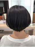 丸みショートボブ