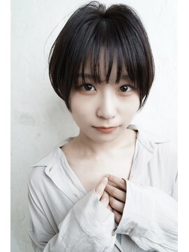 グランアージュ 錦糸町(grandage) 小顔マッシュショートボブ/ハンサムショート黒髪アッシュ/錦糸町