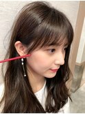 前髪、顔周りの可愛さはカットで作る