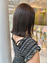 エムスラッシュ 表参道(M.SLASH)&nbsp;表参道/カットが上手い/グレージュカラー/外ハネカール/ボブ