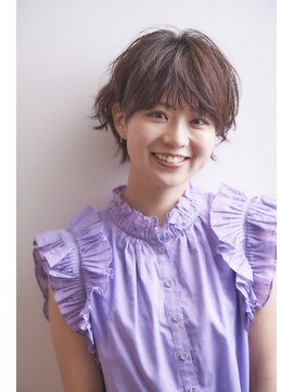アミュレ(Amule) 大人ガーリーゆるふわエアリーショートヘア30代梅ヶ丘美容室
