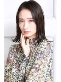 大人可愛い小顔美髪艶髪セクシーミディ外ハネボブA5