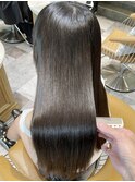 髪質改善/縮毛矯正×ショコラアッシュヘルシースタイル【関】