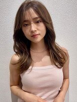 グロー 大宮(GLROW)&nbsp;ブリーチなしチョコレート色×前髪/顔周り×韓国ロング[大宮]