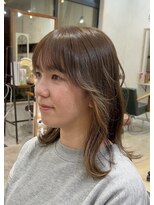 イツキ ヘアーデザイン(ITSUKI hair design) インナーカラー/イヤリングカラー/ベージュ