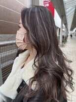 ニューヨークニューヨーク 阪急西宮北口店(NYNY) くっきりハイライト 過去にブリーチ履歴あり