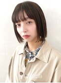切りっぱなしボブ_435406【新宿/美髪/髪質改善】