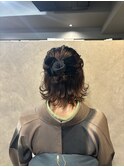ハーフアップ♪
