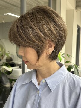 GBG 自由が丘 自由が丘白髪ぼかしブラウンベージュカラーグレイカラーブリーチ