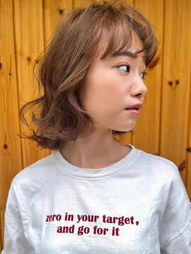 ブゾン(buZon) 【buZon ブゾン】くびれボブ☆前髪レイヤーカット