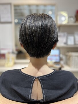 シアン(CyAN) ショート×ハイライト