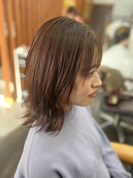 ヘアーアンドメイク アネラガーデン(HAIR&MAKE Anela garden) 外はねボブ