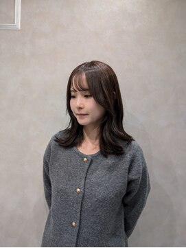 ソヨン 豊田市駅店(SOYON) 6.ミディアムヘア/くびれミディアム/顔周りカット/韓国ヘア