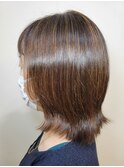 外ハネミディアムローレイヤー/30代40代50代60代