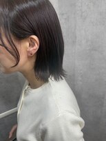 カームバイリコ 学芸大学(calm by liko) 切りっぱなしボブ×mimitsubo jewelry