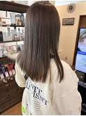 ブリーチなしダブルカラー　オリーブベージュ